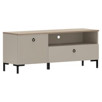 TV-állvány, szürkésbarna Taupe/silverjack tölgy, DOMCA 1K1S kép