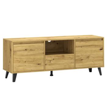 TV-asztal, artisan tölgy, BOGAN 2D1S kép
