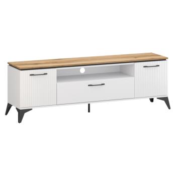 TV szekrény, fehér/evoke tölgy, VELIS 2D1S/170 kép