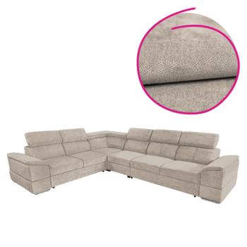 Ülőgarnitúra, bézs Sereno szövet, SEGORIA LUX kép