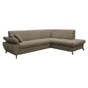 Ülőgarnitúra, jobb oldali, barna, COHEN ROH kép