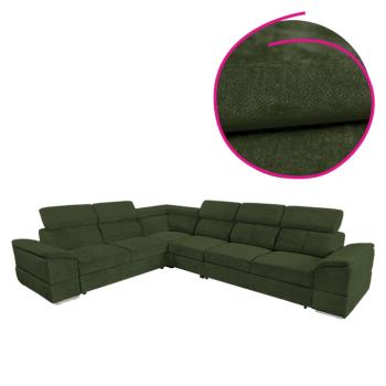 Ülőgarnitúra, sötétzöld Sereno szövet, SEGORIA LUX kép