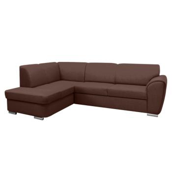 Ülőgarnitúra, szövet barna, balos, KENAI ROH kép