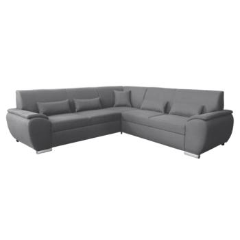 Ülőgarnitúra, szövet  világosszürke, jobbos, AMILA ROH kép