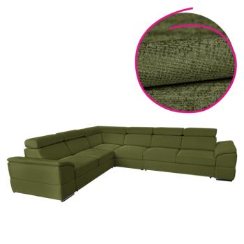 Ülőgarnitúra, zöld Majestic szövet, SEGORIA LUX kép