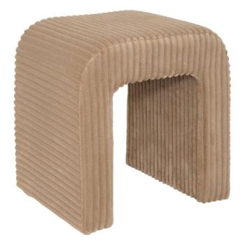 Ülőke, U alakú kordbársony, világosbarna - TRUBLO kép