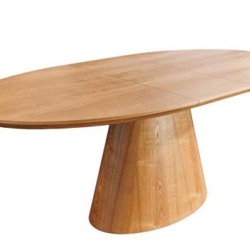 UNIQUE barna furnér étkezőasztal 160-200 cm kép