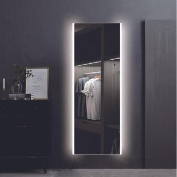 Universe Lighting A03T előszoba tükör LED világítással + óra - 50 x 150 cm kép