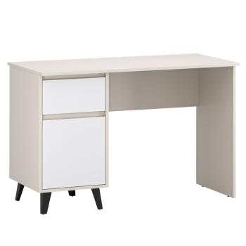 Univerzális PC-asztal, kasmír/fehér, BOGAN 1D1S/120 kép