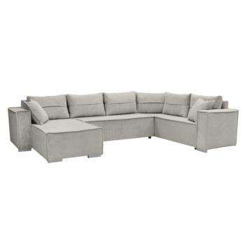 Univerzális sarokkanapé, bézs Taupe, COLIN U UNI kép