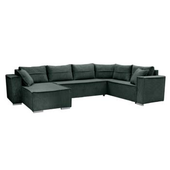 Univerzális sarokkanapé, zöld, COLIN U UNI kép