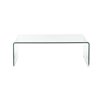 Üveg dohányzóasztal 55x110 cm Cristal – Tomasucci kép