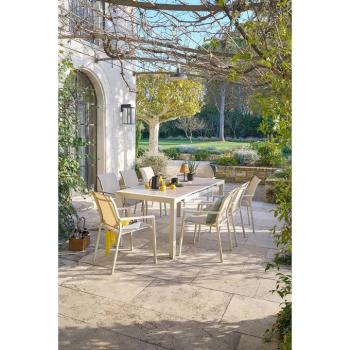 VANCOUVER alumínium étkezőgarnitúra 1+8 (elefántcsont) kép