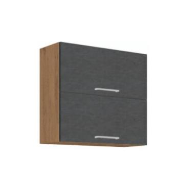 VEGA A szürke mdf felső konyhaszekrény 80cm kép