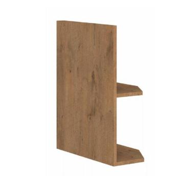VEGA barna mdf alsó polcos konyhaszekrény 30cm kép