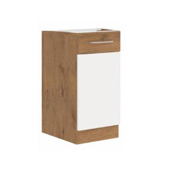 VEGA fehér mdf alsó konyhaszekrény 40cm kép