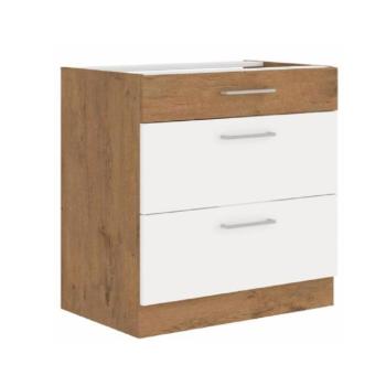 VEGA fehér mdf alsó konyhaszekrény 80cm kép