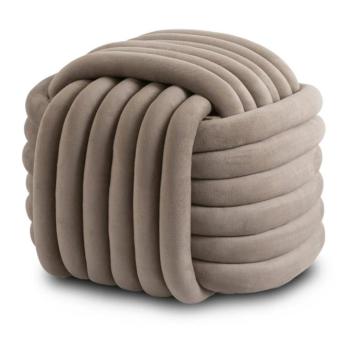 Velúr kötött puff MAGMA - különböző színű mintákban bézs kép