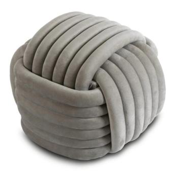 Velúr kötött puff MAGMA - különböző színű mintákban szürke kép