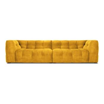 Vesta sárga bársony kanapé, 280 cm - Windsor & Co Sofas kép