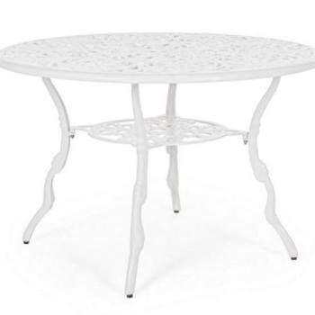 VICTORIA II fehér étkezőasztal 110cm kép