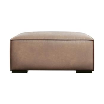 Világosbarna bőr lábtartó Madame – Windsor & Co Sofas kép