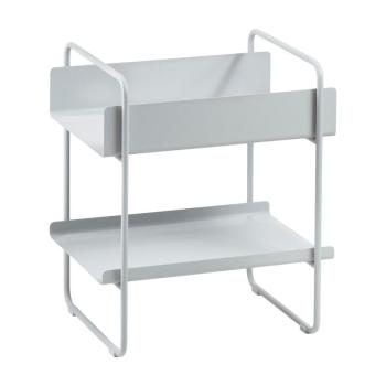 Világosszürke fém konzolasztal 36x48 cm A-Console – Zone kép