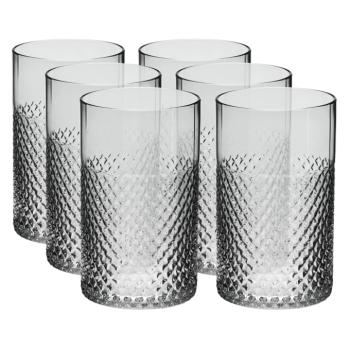 Vizes poharak, 6 db-os szett, 250 ml, füstös üveg, AVEIRO TYP 3 kép
