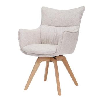 VOGUE bézs szövet forgószék kép