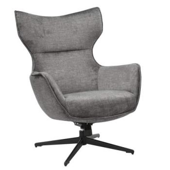 VOGUE szürke bársony fotel kép