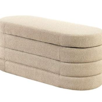 VOQUE taupe buklé ülőpad kép