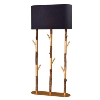 WARDROBE arany fa állólámpa kép