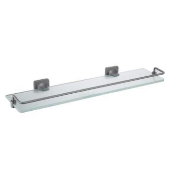 Welland Exclusive-Line fürdőszobai falipolc - 50 cm - gunmetal / üveg (39912-BGM) kép