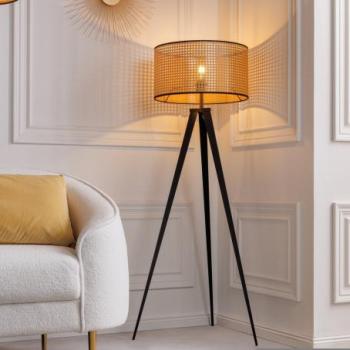 WIENER GEFLECHT barna műanyag állólámpa 140cm kép