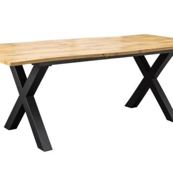 WILD barna tölgyhatású bővíthető étkezőasztal 180-220cm kép