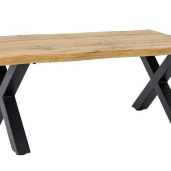 WILD barna tölgyhatású dohányzóasztal 90cm kép