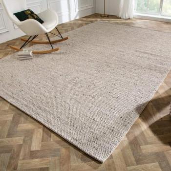 WOOL ezüstszürke gyapjú szőnyeg 350x240cm kép