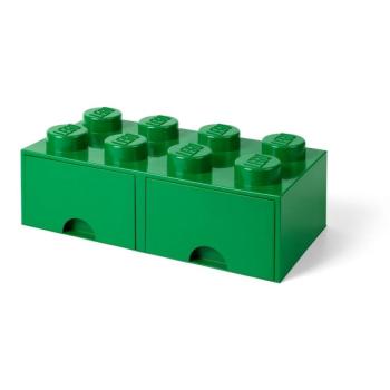 Zöld 2 fiókos tárolódoboz - LEGO® kép