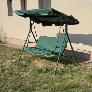 Zöld Hintaágy Párna + Tető (Hintaágy váz nem tartozék) kép