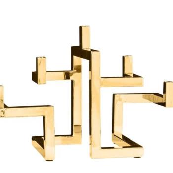 ABSTRACT arany gyertyatartó kép