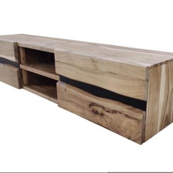 AMAZONAS barna akácfa tv szekrény 160cm kép