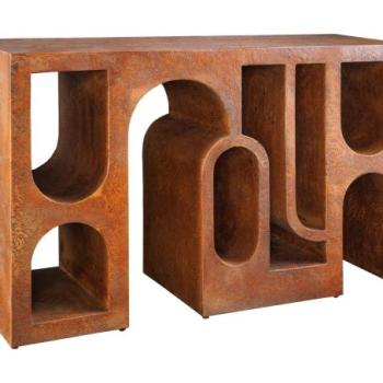 ART AMBIENTE cement-réz konzolasztal 120cm kép