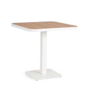 BELMAR fehér kerti étkezőasztal 75cm kép