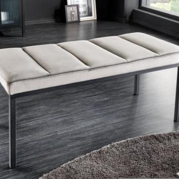 BOUTIQUE szürke bársony ülőke 80cm kép