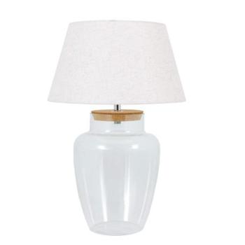 CLASSICO asztali lámpa tölthető üvegtalppal kép