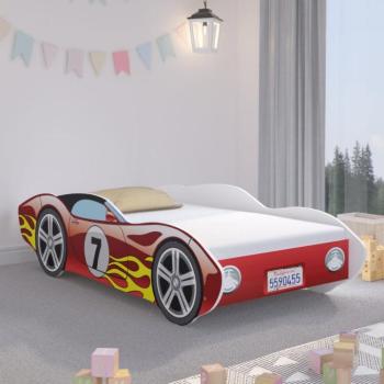 Corvetta autós gyerekágy 140 x 70 cm - piros kép