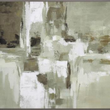 CROWN IV zöld vászon festmény kép