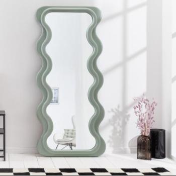 CURVY zöld fali tükör 160cm kép