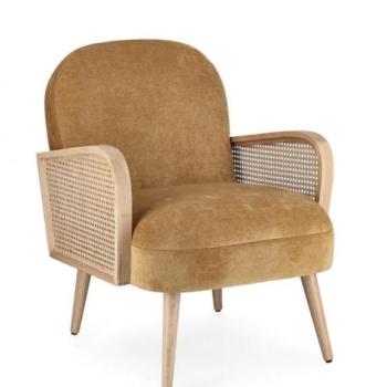 DALIDA Barna Fenyőfa Fotel kép