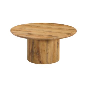 Dohányzóasztal, tölgy, átmérő 80 cm, MAHIR TYP 2 kép